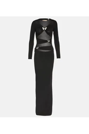 AYA MUSE Atalo cutout jersey midi dress
