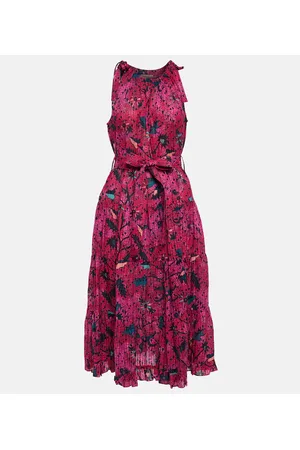 ULLA JOHNSON Mariam cotton-blend midi dress