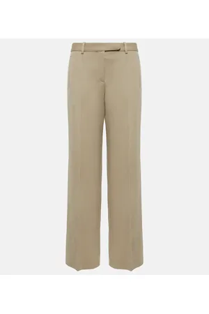 The Row Banew virgin wool wide-leg pants