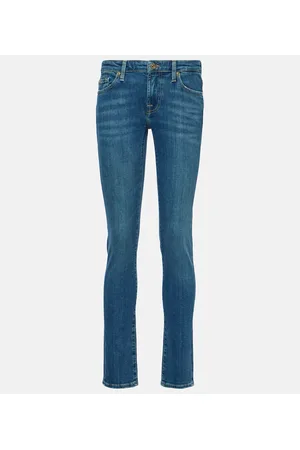 7 for all Mankind Pyper mid-rise skinny jeans
