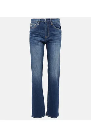 AG Jeans Alexxis high-rise straight-leg jeans