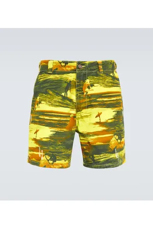 ERL Printed cotton shorts