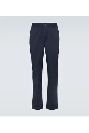 Sunspel Slim cotton-blend twill chinos