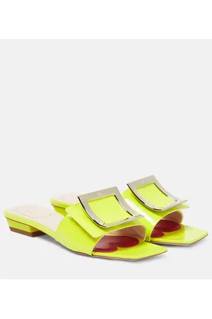 Roger Vivier Love 45 patent leather mules