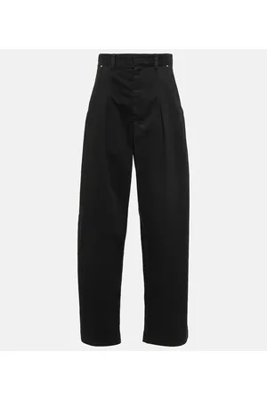 Isabel Marant Lenadi high-rise cotton wide-leg pants