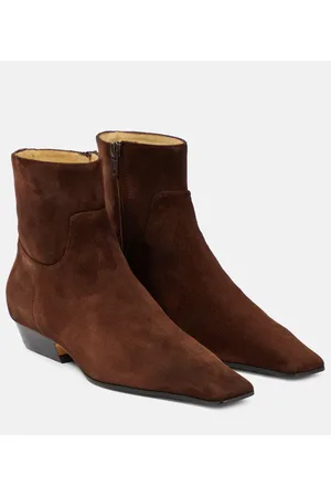 Khaite Marfa suede Chelsea boots