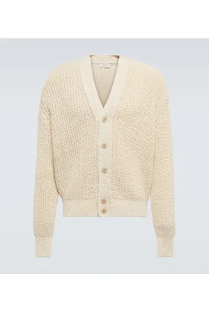 LEMAIRE Fisherman-knit cotton cardigan