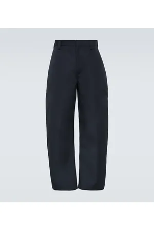Bottega Veneta Wool and cotton flannel tapered pants