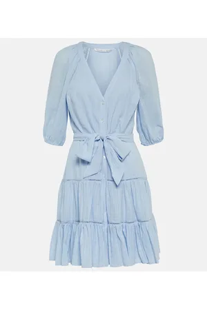 VERONICA BEARD Dewey cotton minidress