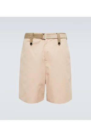 SACAI Cotton chino shorts