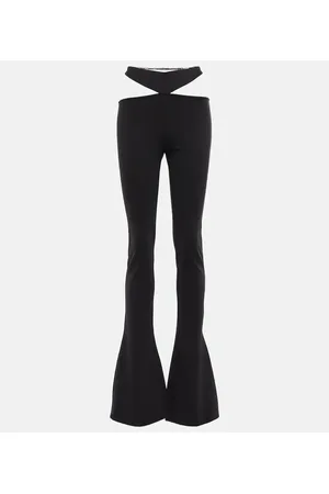 The Attico Waist cutout slim pants