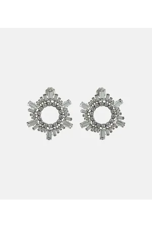 Amina Muaddi Begum Mini embellished earrings