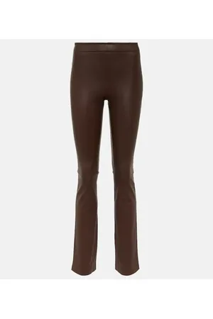 Stouls Leather bootcut pants