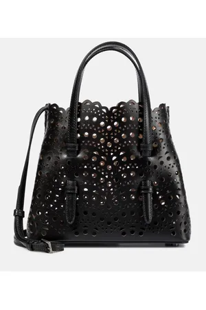 Alaïa AlaÃ¯a Le Mina 20 Vienne Wave leather tote bag