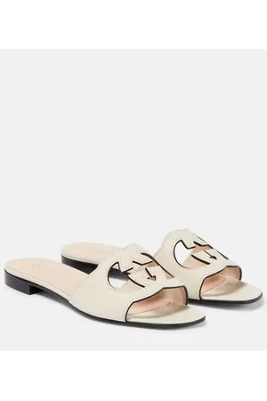 Gucci Interlocking G cutout leather sandals