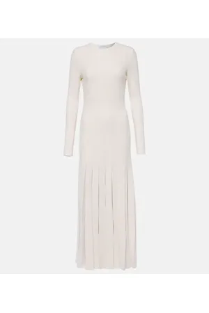 GABRIELA HEARST Walsh pleated wool and silk midi dress
