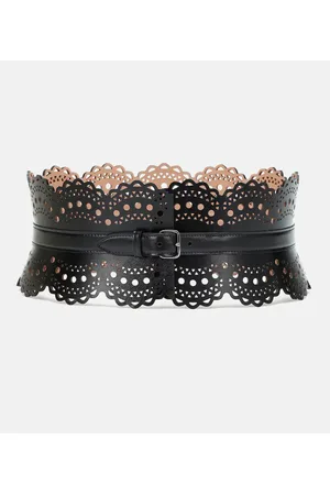 Alaïa AlaÃ¯a Leather corset belt