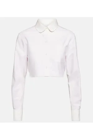 Thom Browne Cropped cotton shirt