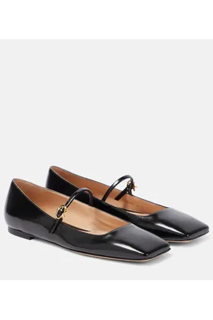Gianvito Rossi Christina patent leather ballet flats