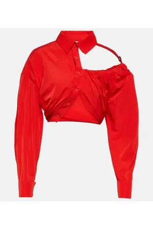 Jacquemus La Chemise Galliga cropped shirt