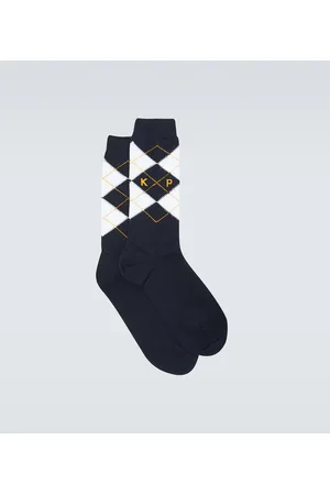 Kenzo Logo jacquard cotton-blend socks