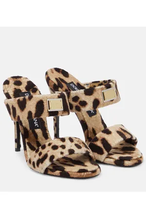 Dolce & Gabbana X Kim printed terry mules