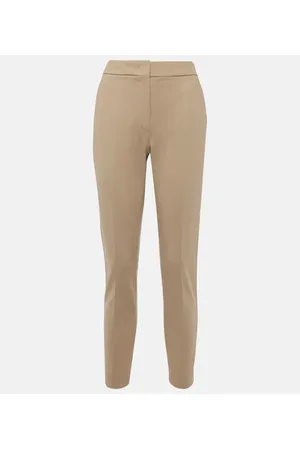 Max Mara Pegno jersey cropped slim pants