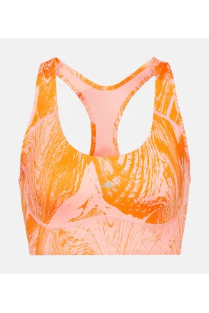 adidas TruePurpose printed sports bra