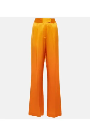 The Sei High-rise silk wide-leg pants