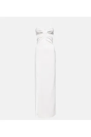 Nensi Dojaka Bridal cutout crÃªpe gown