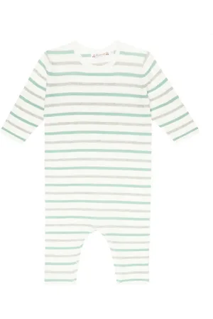 BONPOINT Baby Combinaison Carl cotton and wool onesie