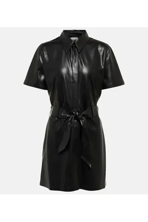 Nanushka Halli faux leather minidress