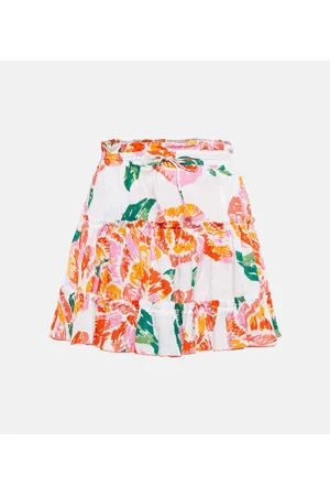 POUPETTE ST BARTH Clara printed cotton miniskirt