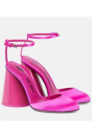 The Attico Luz satin pumps