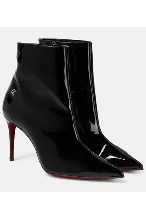 Christian Louboutin Sporty Kate 85 patent leather boots