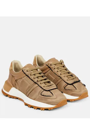 Maison Margiela 50-50 nylon and suede sneakers
