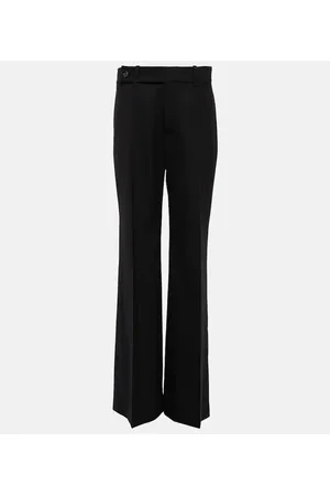 Chloé ChloÃ© High-rise wool-blend straight pants