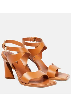 ZIMMERMANN Wavy 85 leather sandals
