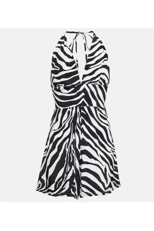ALEXANDRA MIRO Irena zebra-print jumpsuit