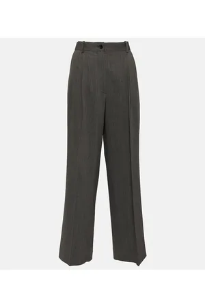 The Row Wool-blend wide-leg pants