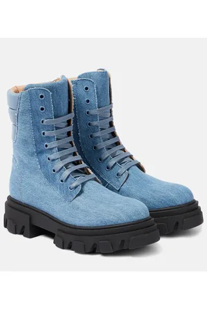 Gia Borghini Gia 35 denim combat boots
