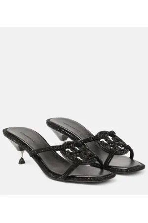 Tory Burch Geo Bombe Miller suede sandals