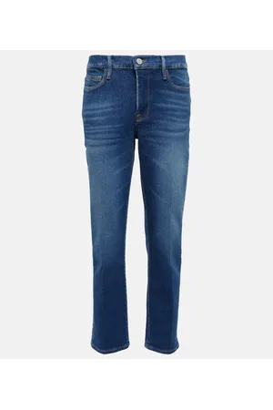 Frame Le Nouveau mid-rise straight jeans