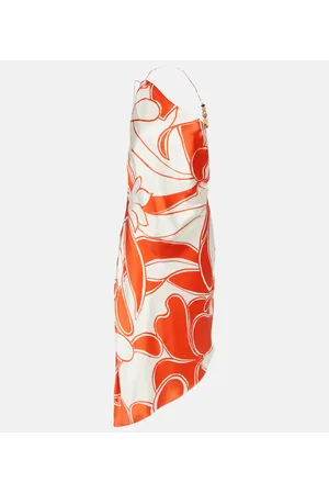 SIR Ramona printed silk midi dress