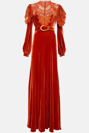 Costarellos Velvet gown