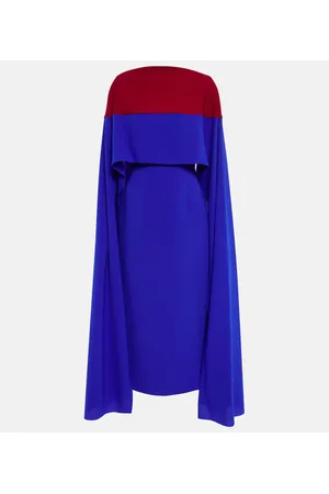 Roksanda Elina cape midi dress
