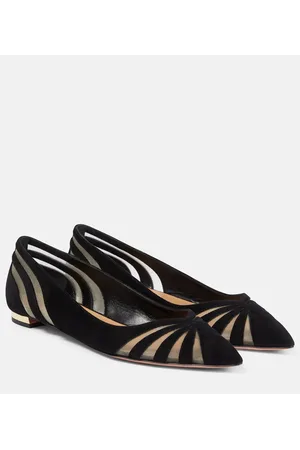 Aquazzura The Spy suede ballet flats