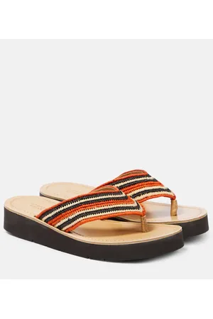 GABRIELA HEARST Clemence raffia thong sandals