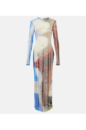 Balmain Printed maxi dress