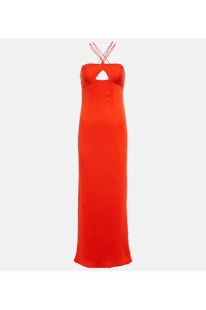 Staud Gianna halter maxi dress